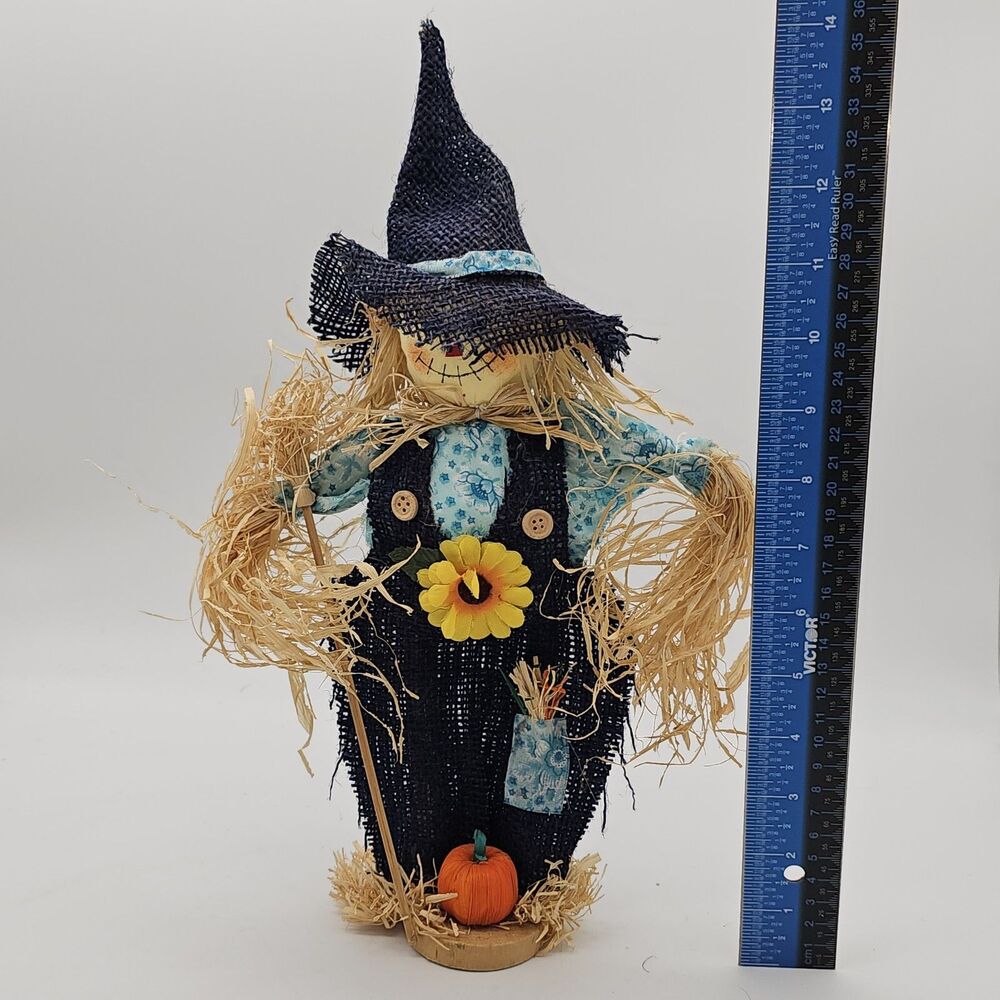 Scarecrow Fall‎ Halloween Decor Standing Ornaments Harvest Autumn Figurines Set - Picture 10 of 16